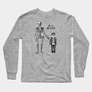 Joke Skeleton Long Sleeve T-Shirt